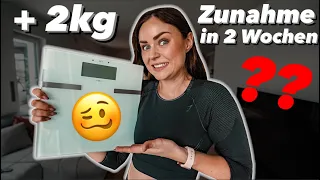 +2kg Zunahme in nur 2 Wochen? REAL TALK / SO fühle ich mich derzeit! Folgen 1.000 kcal ÜBERSCHUSS🤔