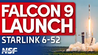 SpaceX Falcon 9 Launches Starlink 6-52