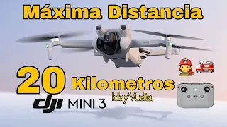 DJI MINI 3 - PRUEBA MÁXIMA DISTANCIA - 100% DE RENDIMIENTO en Español