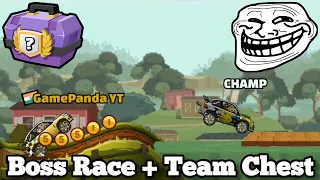 Team Chest 😍 + Boss Race 😎 - Hill Climb Racing 2