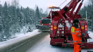 Bussbärgning i Jämmerdalen