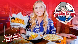 Trying 27 Of The Most Popular Menu Items At Bubba Gump Shrimp Company | Delish