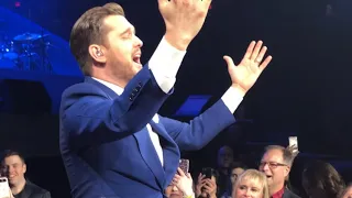 Me singing My Way with Michael Buble! Winnipeg, April 2019