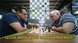 Levon Aronian (2771) vs Garry Kasparov (2552) || Chess 9LX 2023 - R4