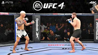 EA Sports™ UFC 4 🥊 Charles Oliveira VS Khabib Nurmagomedov 🥋 GamePlay UFC 4 PS5™ 4K60ᶠᵖˢHDR