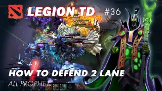 Legion TD Dota 2 Gameplay Solo Rank Push | 2 LANE DEF