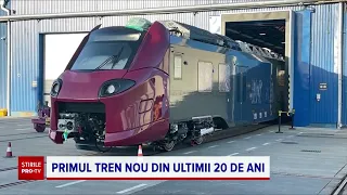 Alstom Coradia Stream, primul tren nou cumpărat de statul român în ultimii 20 de ani