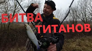 Megabass I-SLIDE 262T vs O.S.P. RUDRA 130SP Батл в Городе!!!