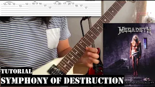 Como tocar Symphony of Destruction de Megadeth en guitarra