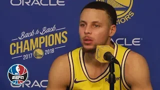 Steph Curry has 'terrible feelings' after the Warriors' overtime loss to the Rockets | NBA Sound