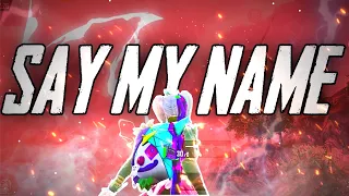 SAY MY NAME💛 (4k) HDR Extreme BGMI Montage | iPhone 11 4 Finger Controls