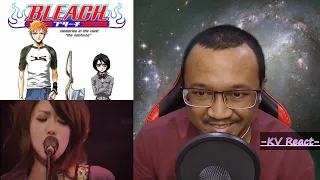 Anime guy React to Bleach Ending - Hitohira No Hanabira - Stereopony [live]