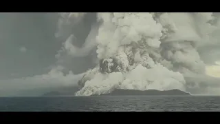 Massive volcanic explosion on Hunga Tonga Hunga Ha'apai. January 15th (spaceviews and tsunami)