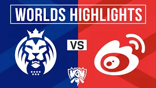 MAD vs WBG Highlights ALL GAMES | 2023 Worlds Swiss Round 4 | MAD Lions vs WeiboGaming