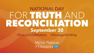 Sept 30th is the National Day for Truth and Reconciliation