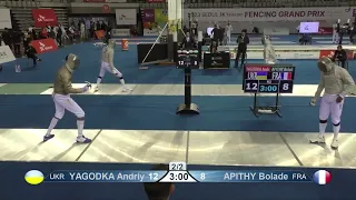 Seoul Grand Prix 2023 SMS - L64 - Andriy Yagodka UKR v Bolade Apithy FRA