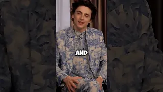 Timothee Chalamet Gets Deep With Zendaya 🤣 _ Dune Interview #ytshorts #viralvideo