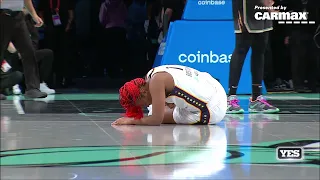 Aliyah Boston IN TEARS After FLAGRANT Foul, "Welcome To League" Moment | NY Liberty vs Indiana Fever