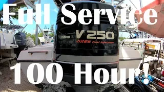 How to Full Service 100 hour a Yamaha 2-stroke 250 HP OX66
