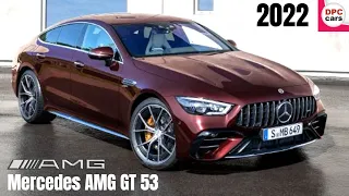 2022 Mercedes AMG GT 53 4 Door Coupe 4MATIC+ in Rubellite Red