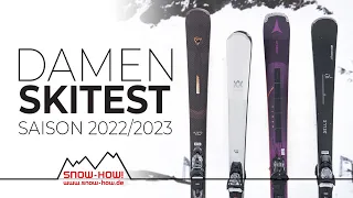 SKITEST Damen-Ski 2022/23 | Rossignol Nova 10 TI, Völkl Flair SC, Atomic Cloud Q12, Nordica Belle SL