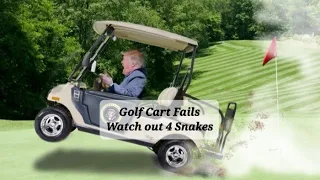 IDIOTS in GOLF CARTS 🤣 Look out for snakes