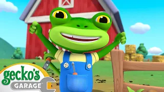 Earth Day: Farming Fix-up! | Gecko's Garage | Buster and Friends | Kids Cartoons