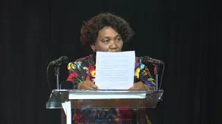 Basic Education Minister ANGIE MOTSHEKGA