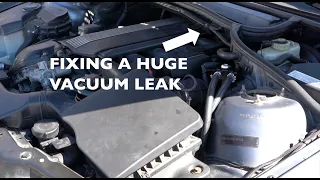 Fixing Vacuum Leaks and Maintenance BMW e46