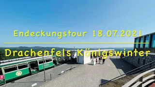 Entdeckungstour zum Drachenfels in Königswinter (18.07.2021)