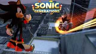 Sonic Generations Shadow in Destroyed City Escape [4K 60 FPS]