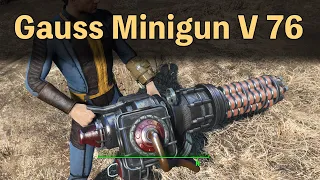 【Xbox】Fallout 4 MOD「Gauss Minigun」試し撃ち