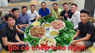 Gỏi Cá Chép.Chú xuân Làm Gỏi Cá Chép Rất Ngon | Biển Nguyễn ngọc