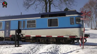 Železniční přejezd Roztoky u Jilemnice #1 [P4499] - 5.2.2019 / Czech railroad crossing
