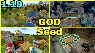 BEST VILLAGE SEEDS MINECRAFT JAVA/BEDROCK/PC ll 1.19 ll Hindi ll @AS LAMO X