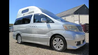 FantasticCampervans.co.uk : Toyota Alphard High Roof Mid Conversion - 5 Seat Campervan