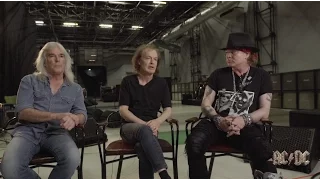 Angus & Cliff on Brian, Axl pays tribute ‪#‎RockOrBust‬