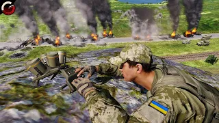 RUSSIAN CONVOY AMBUSHED BY ROAD BOMB! Ukrainian Special Forces in Action | ArmA 3 Gameplay