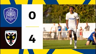 Met Police 0-4 AFC Wimbledon 📺 | Dons hit four 👏 | Highlights 🟡🔵