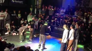 2013.02.17 KOD (Keep On Dancing) Korea poppin side 4강 Winners crew vs 129