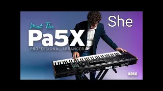Charles Aznavour - She / KORG Pa5X Pro Cover by Johnny /