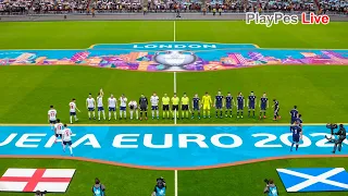 PES 2021 - England vs Scotland - EURO 2020 Prediction - Gameplay PC