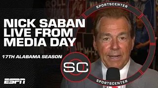 Nick Saban previews his 17th season with the Alabama Crimson Tide 🏈 | SportsCenter