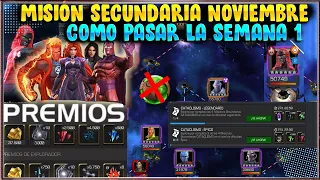 MISIÓN SECUNDARIA SEMANA 1 CATACLISMO TECNOLÓGICO AL 100% COUNTERS Y TIPS | MCOC