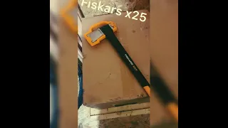 Топор, колун Fiskars x25. Лучший колун дров