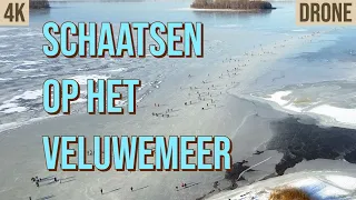 SCHAATSEN OP HET VELUWEMEER - Nederlands natuurijs op z'n best ⛸ ❄️