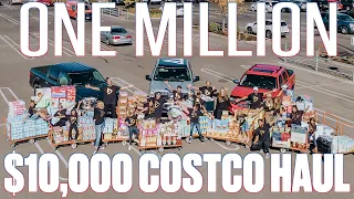 $10,000 COSTCO HAUL | ONE MILLION SUBSCRIBER SPECIAL | THANK YOU WE LOVE YOU