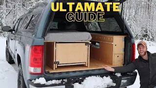 How to BUILD THIS Truck Cap Camper! (Step by Step Guide)