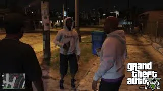 Lamar Davis visits Grove Street (GTA 5 MODS)