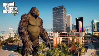 GTA 5 King Kong Attacks L.A - Next-Gen Graphics Mod 4K on RTX™ 3090 Maxed-Out Ray-Tracing Gameplay